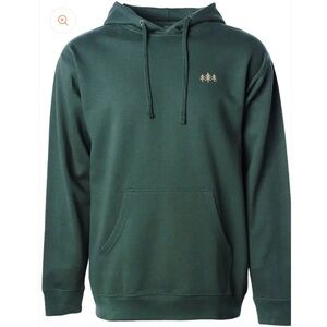 Merica Men’s TriPine Midweight Fleece Hoodie size Large